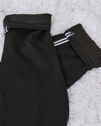Royalfashion Черные женские толстовки с завязками
