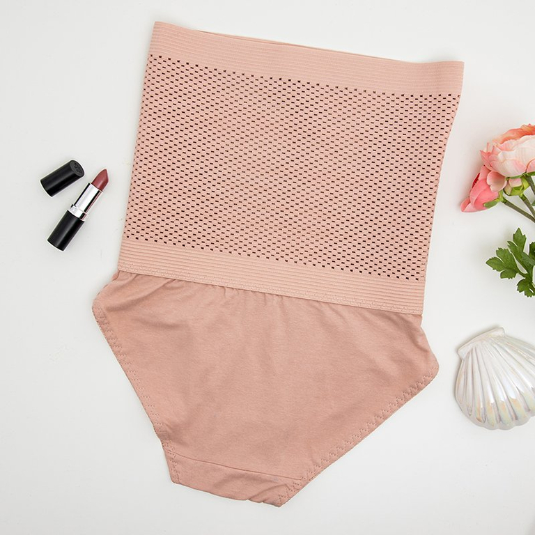 Эластичные корректирующие розовые трусики - Нижнее белье