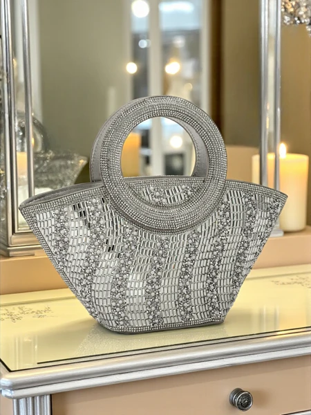 Maža moteriška rankinė su cirkoniais „Sparkle Queen“