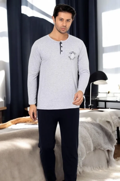 Royalfashion Vyrų medvilniniai pižamos