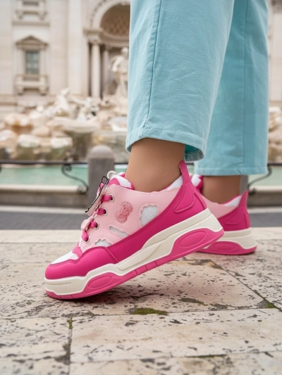 Royalfashion moteriški sportiniai sneakeriai storesniais padais Velocity