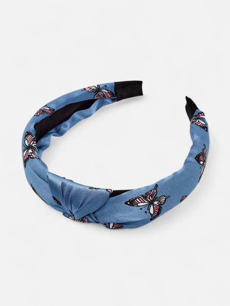 Royalfashion Opaska do włosów w kratkę z motylami Butterfly Weave – odlotowy dodatek!