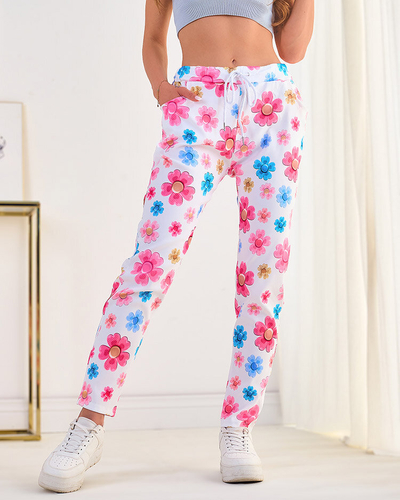 Royalfashion Женские брюки из цветочной ткани