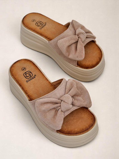 Royalfashion Женские шлёпанцы на платформе Givan