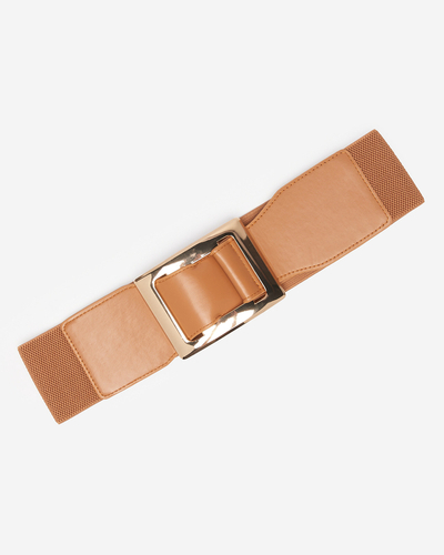 Moteriškas kupranugarių platus elastinis diržas – priedai