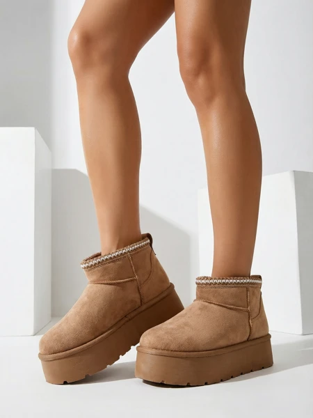 Royalfashion Moteriški trumpi batai a'la sniego batai Xoalla