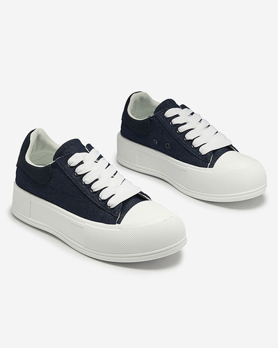 Navy blue a'la jeanoswe moteriški sportiniai bateliai Tovarry- Avalynė