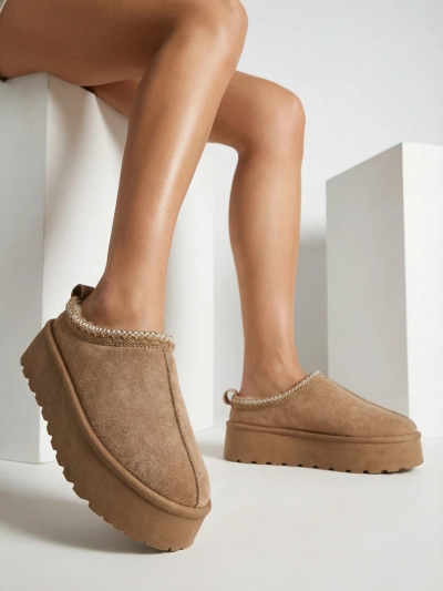 "Royalfashion" Moteriški trumpi batai "Zommy" a'la sniego batai