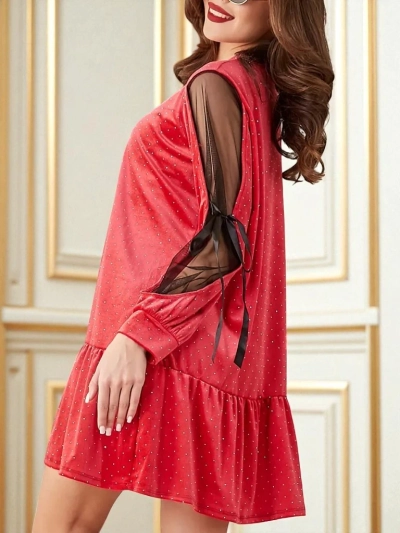 Royalfashion Женское бархатное платье