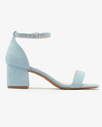 Royalfashion Mėlyni moteriški sandalai ant aulo Xeteri