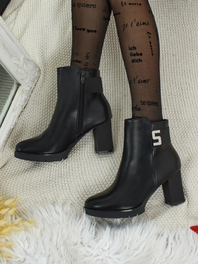 Moteriški eko odos aulinukai su storu kulnu Tavor