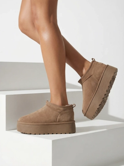 Royalfashion Moteriški trumpi batai a'la sniego batai Ozozi