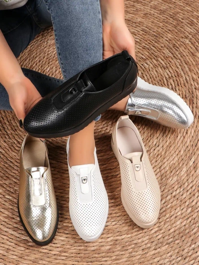 Royalfashion moteriški šlepetės Aeratiniai Batai Goffies