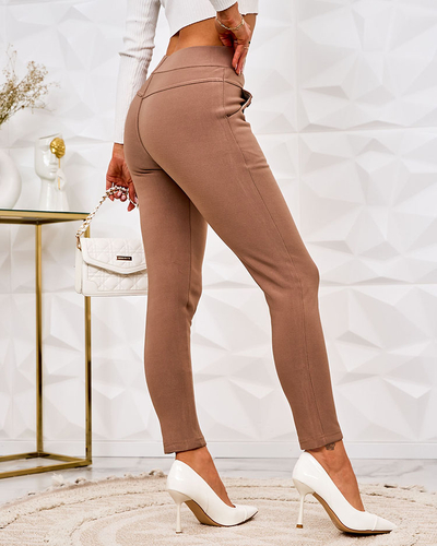 Royalfashion Женские утепленные брюки-теггинсы