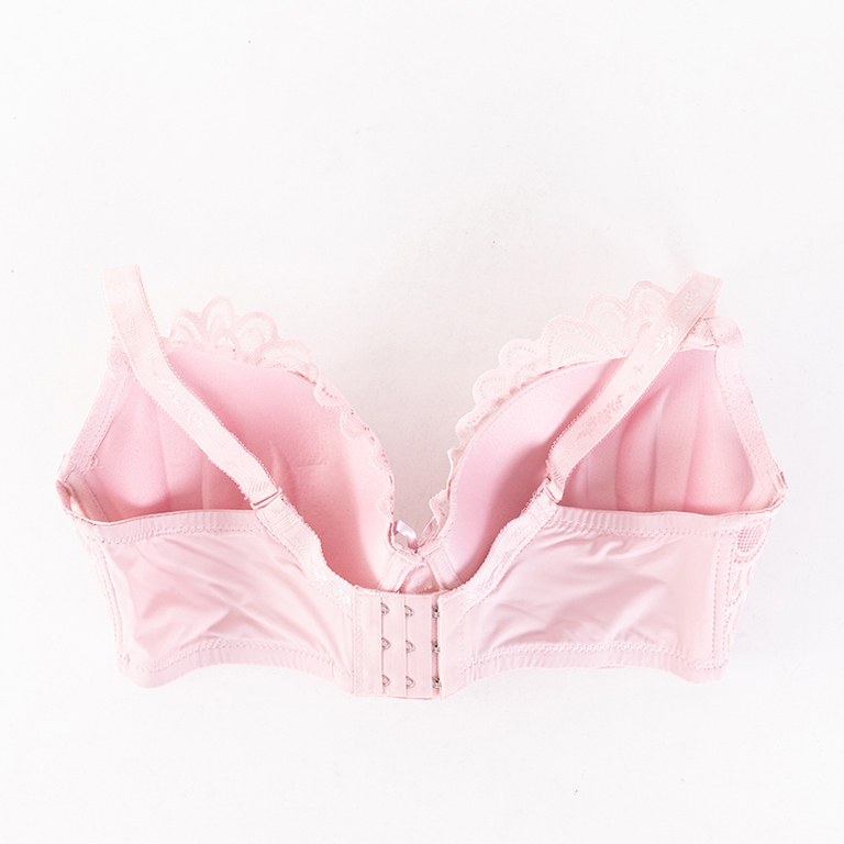 Moteriška rožinė nėriniuota liemenėlė – apatinis trikotažas