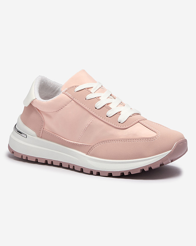 Женские розовые спортивные туфли на шнуровке Sweri - Обувь