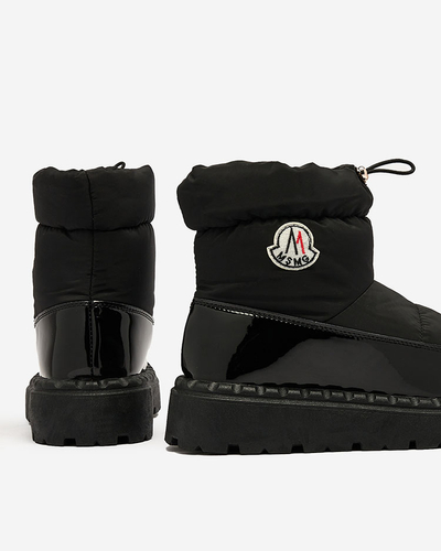 Royalfashion Женские сапоги-слипы черного цвета Ireda