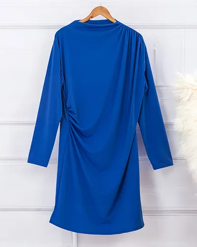 Royalų moterišką audinio suknelę