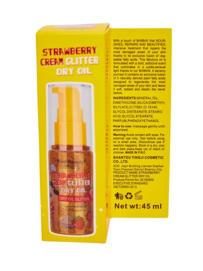 Vasaros purškiklis – skystas veido ir kūno švytėjimo suteikiantis highlighter'is Braškinis