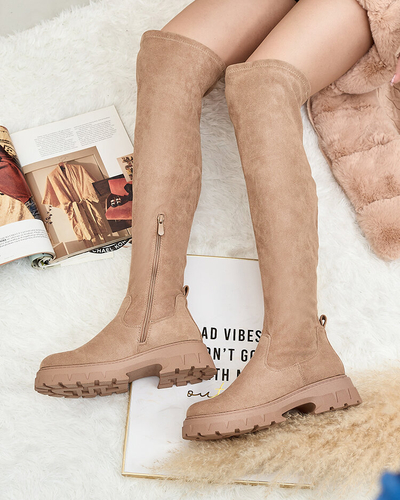 Royalfashion Женские сапоги до колена Ridesel