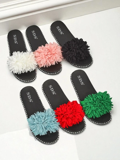 Royalfashion Женские шлепанцы на плоской подошве Flora Blide