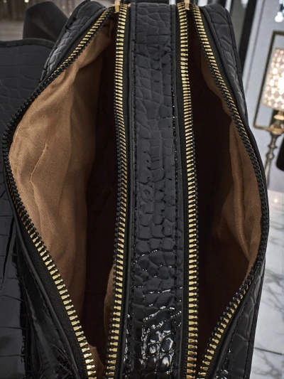 Lakinės eko odos mažas moteriškas rankinukas Lune Mua