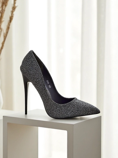 Royalfashion moterų blizgučiai aukštakulniai Eshine