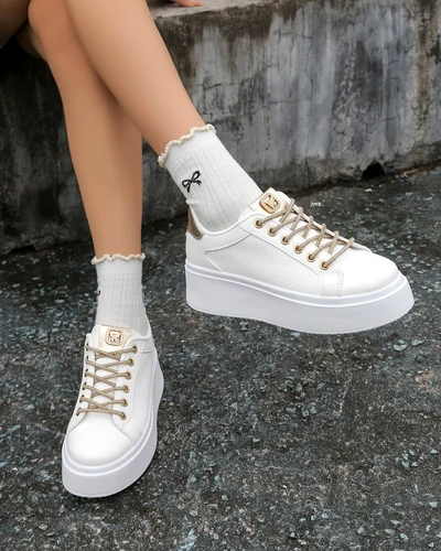 Royalfashion Moteriški sportiniai kedai su dekoratyviomis raištelėmis Eone