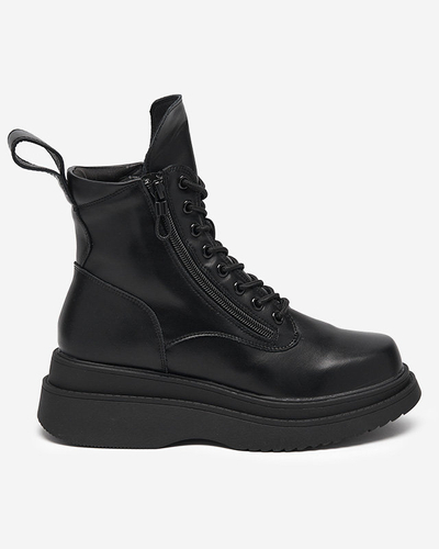 Juodi moteriški Ollyb platforminiai batai - Avalynė