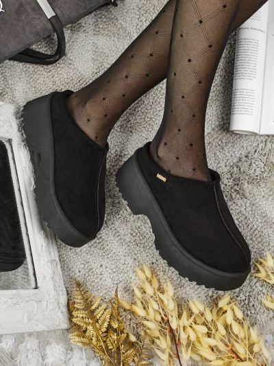 Trumpi moteriški a'la sniego batai su kailiuku Calindra