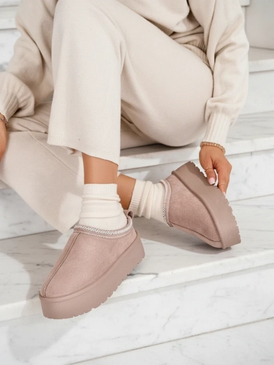 "Royalfashion" Moteriški trumpi batai "Zommy" a'la sniego batai