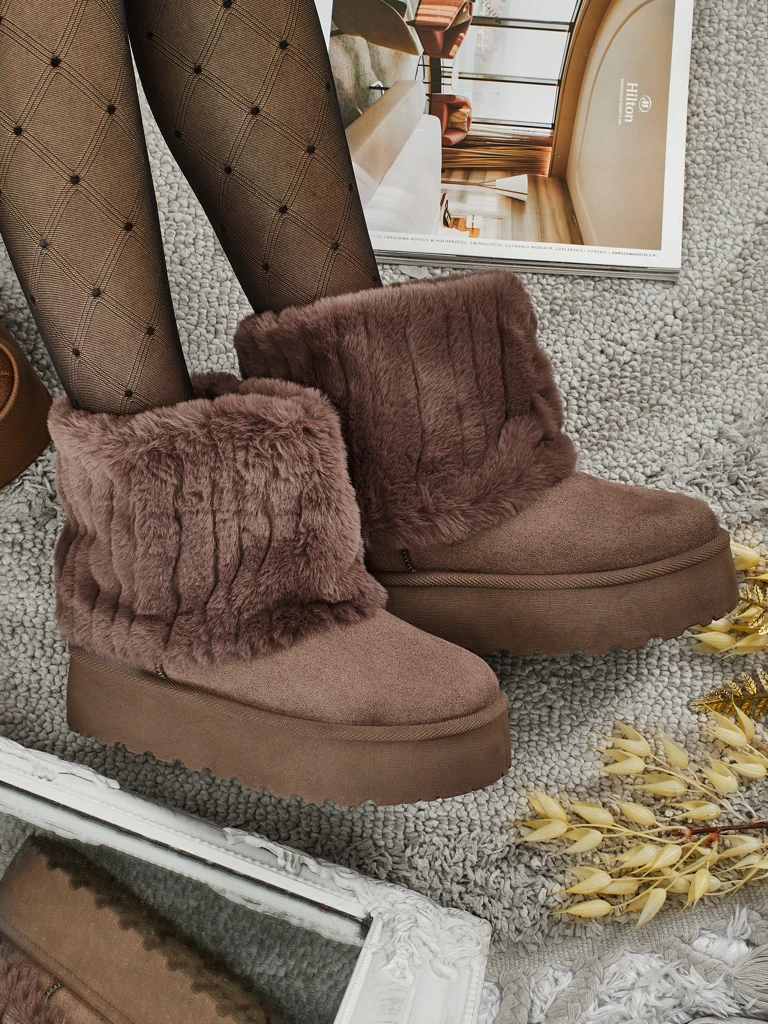 Moteriški a'la sniego batai su kailiuku Irelle