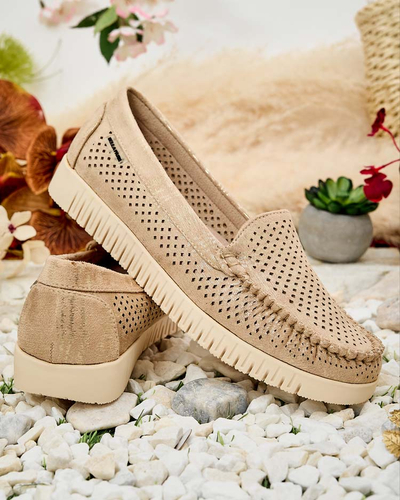 Royalfashion Женские ажурные мокасины Nafis