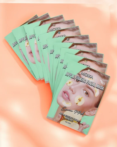 MOIKA Stangrinanti obuolių lakštinė kaukė