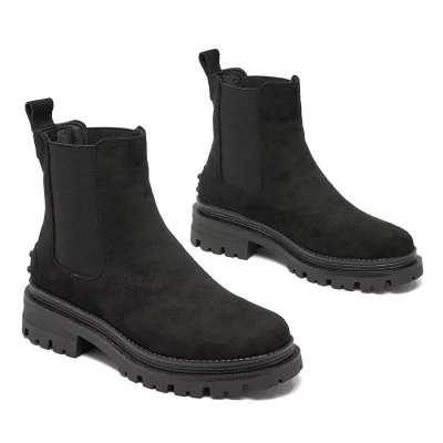 Royalfashion Черные женские утепленные ботинки Comfy Walk
