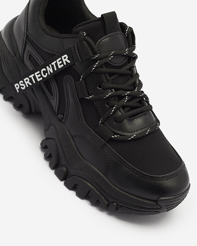 Juodi moteriški sportiniai bateliai Evilpo- Footwear