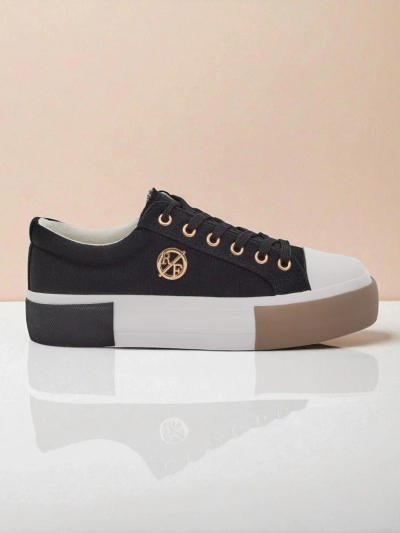 Juodi moteriški Aurelio Canvas sportiniai bateliai