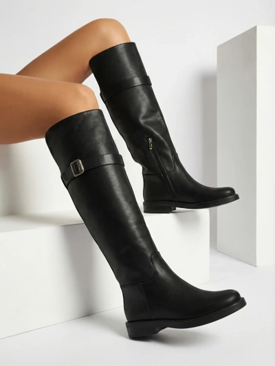 Женские ботфорты из экокожи Denivra