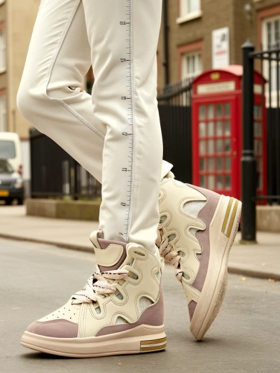 Royalfashion Высокие спортивные обуви для женщин сHidden wedge Oblaffi