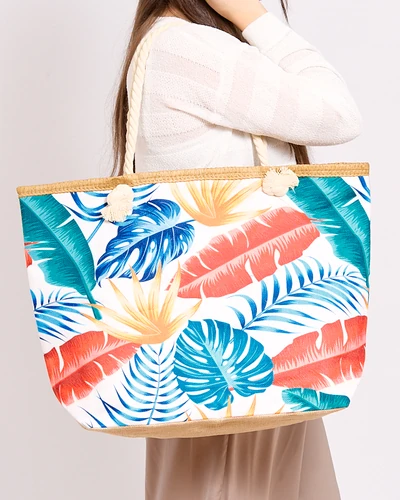 Royalfashion Didelis audinio krepšys su spauda