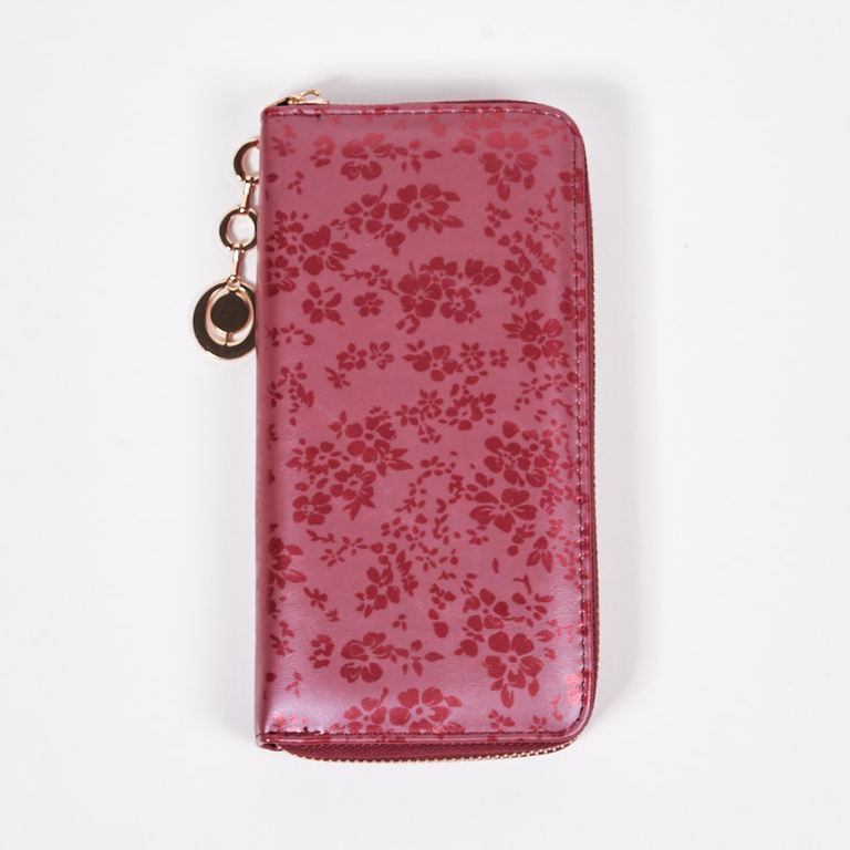 Didelė kaštoninės spalvos rašto piniginė iš ekologiškos matinės odos - Priedai