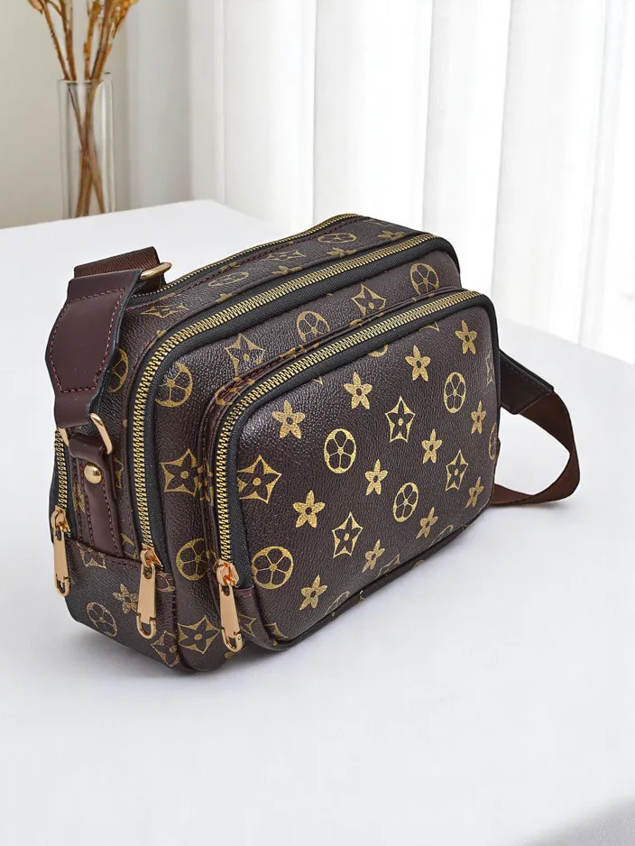 Royalfashion Universalus spausdintas ekologiškos odos rankinukas