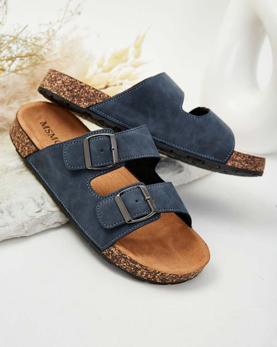 Royalfashion Мужские шлепанцы с пряжками Foumyn