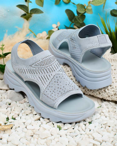 Royalfashion Moteriški sandalai su cirkoniais Alebin