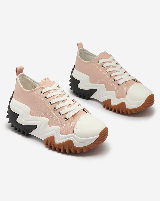 Спортивная обувь a'la кроссовки светло-розового цвета Ascota- Footwear