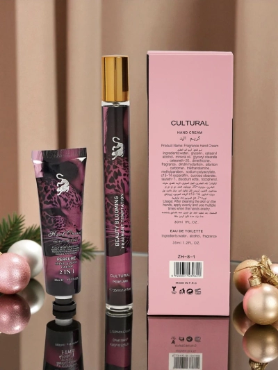 Rinkinys Įkvėpta moteriška parfumuota vandenis ir rankų kremas Miss Laverne