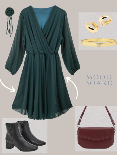 Royalfashion Классическое женское платье до колена