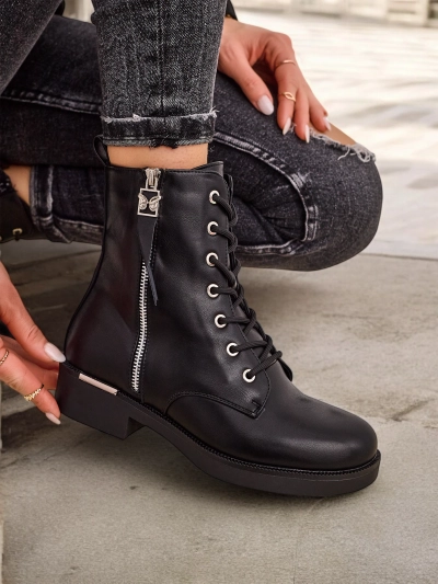 Женские ботинки на шнуровке Royalfashion Selocii