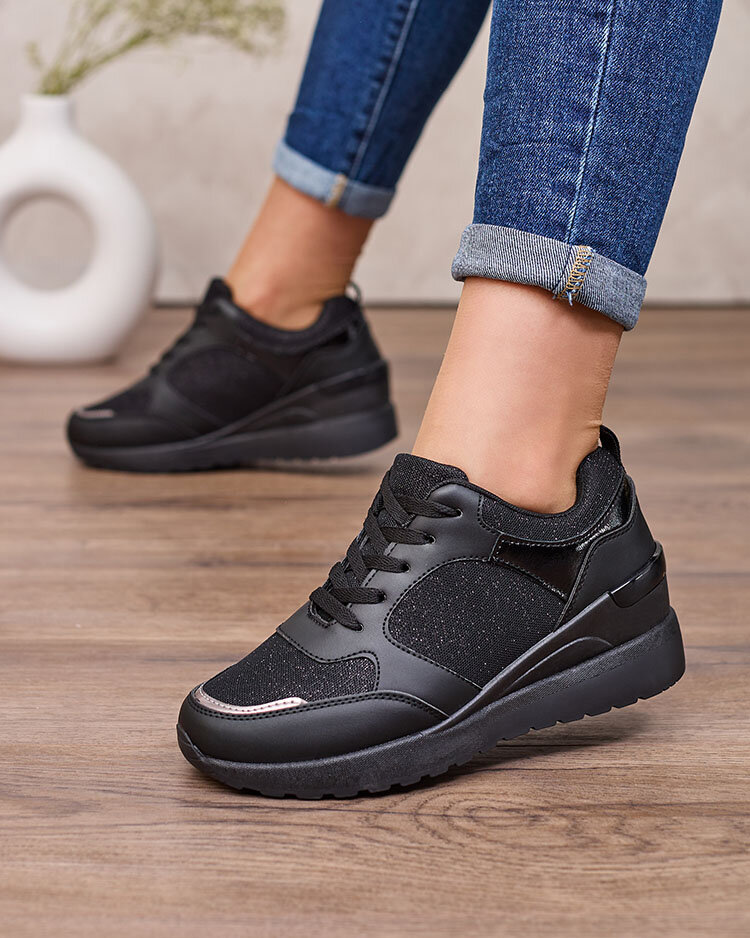 Royalfashion Женские спортивные кеды на каблуке в цвете Deoli