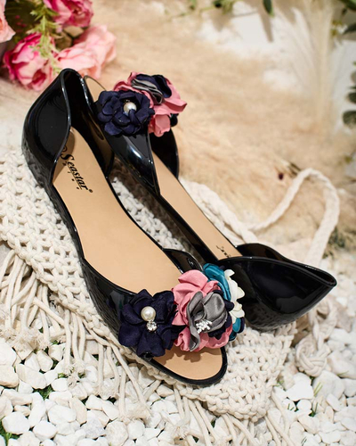 Royalfashion Резиновые балерины с цветком Koddies